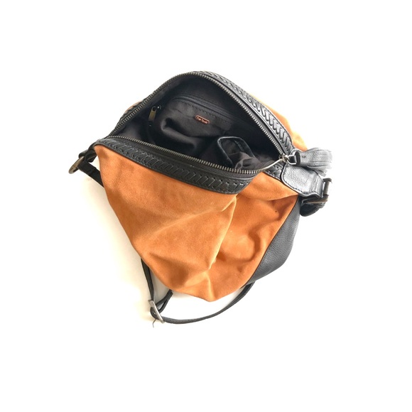 Free People Serena Suede Slouchy Backpack